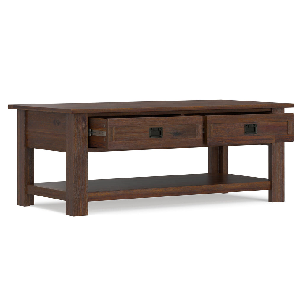 Monroe Rectangular Coffee Table with Drawers