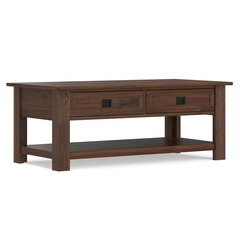 Monroe Rectangular Coffee Table with Drawers