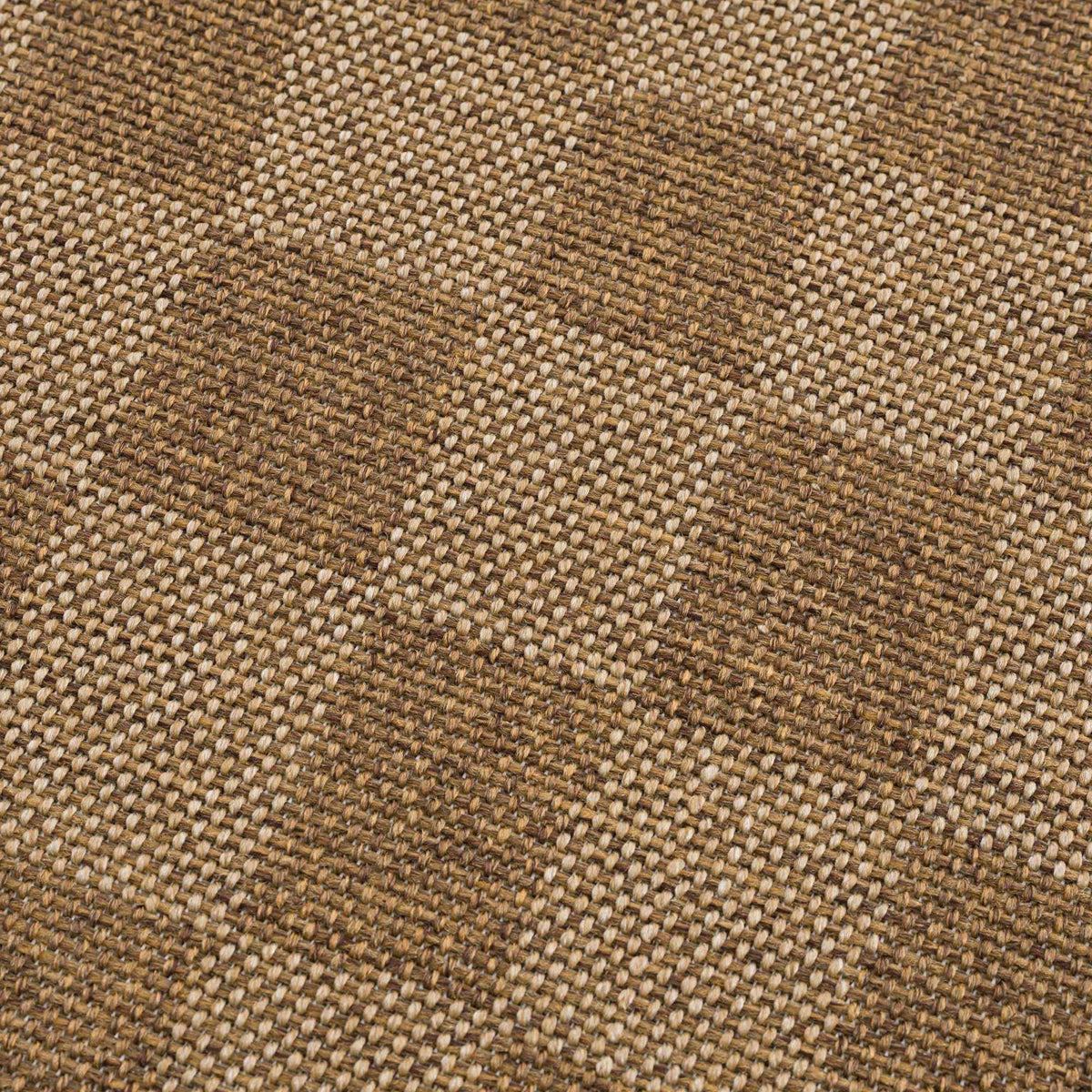 Kuval Checkered Brown Outdoor Rug