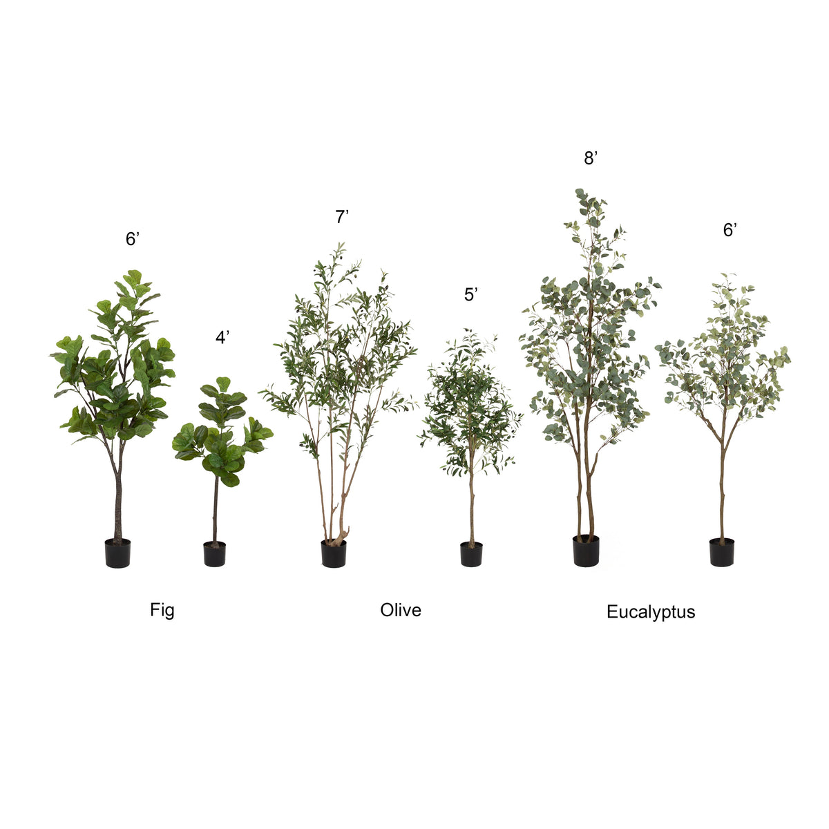 Eudora Faux Eucalyptus Tree